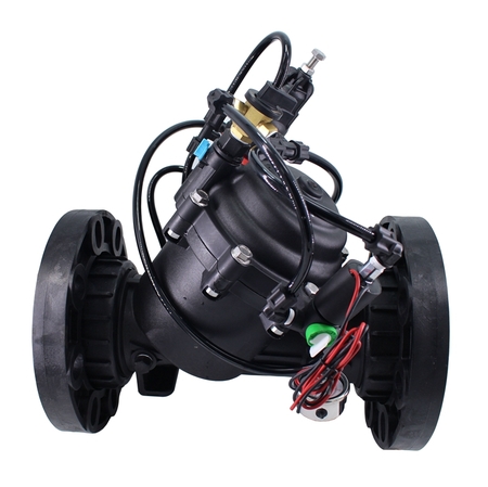 赞臣110管4寸远程智能控制灌溉脉冲电磁减压阀